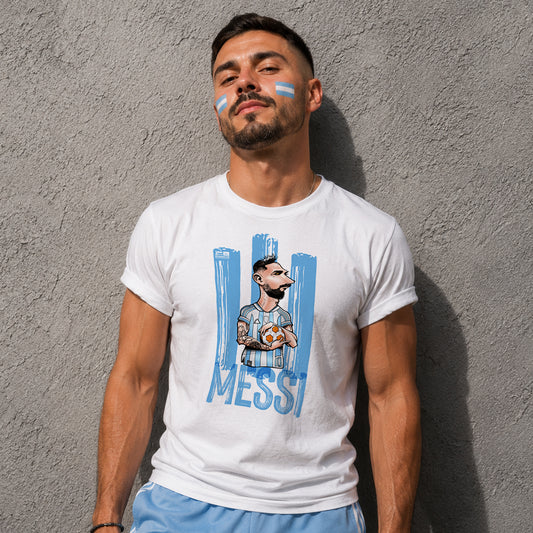 T-Shirt / Messi / WHT